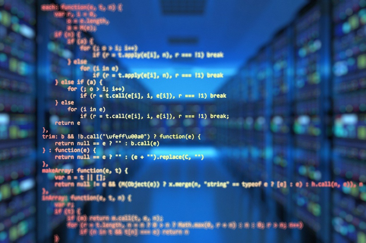 數據中心 GPU 服務器機房，示意圖