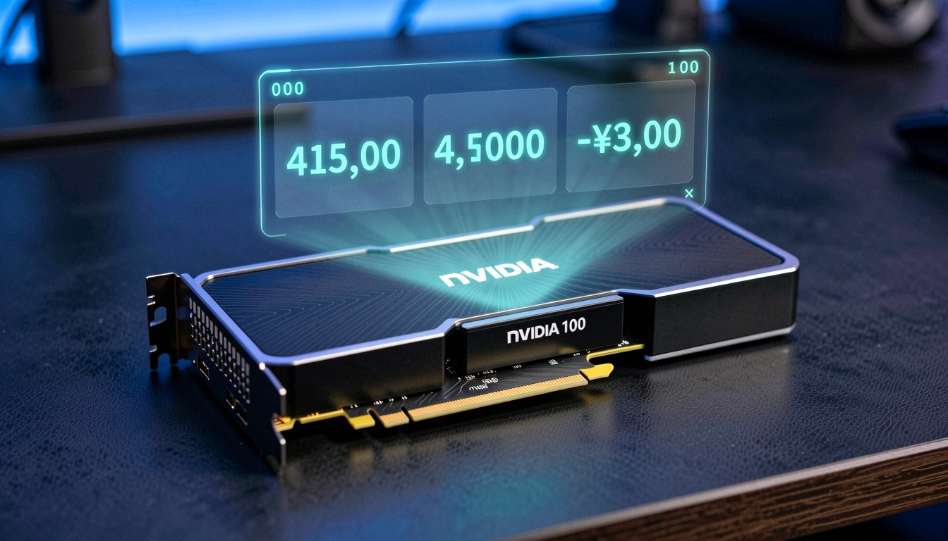 單一 H100 GPU 加速卡上跑即時互動世界模型嘅示意圖