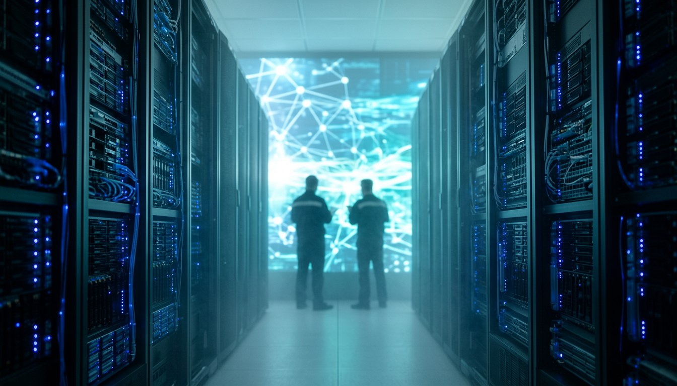 AWS 語義層架構示意圖：數據庫、語義層（SQL/XMLA/MCP 協定）同 AI 代理嘅連接關係