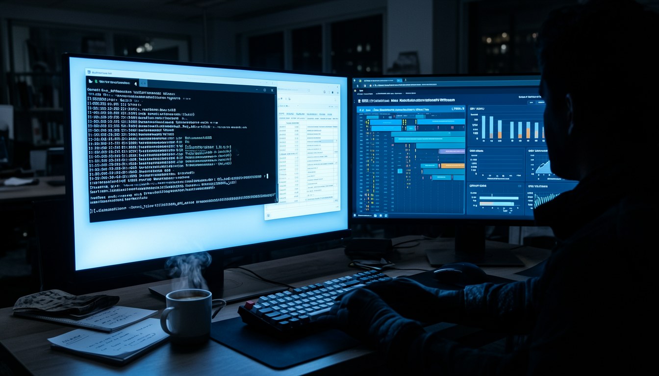 示意圖：一個命令列終端機窗口，入面顯示 CLI 工具處理數據嘅流程圖，由左到右：軌跡數據 → 數據集 → 訓練 → 模型。抽象、無文字、無商標。