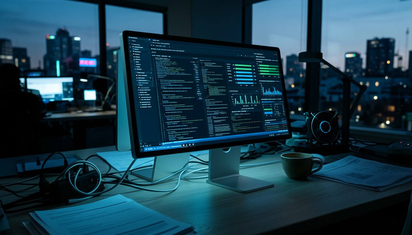 Apple Silicon Mac 桌面電腦近照（示意圖）
