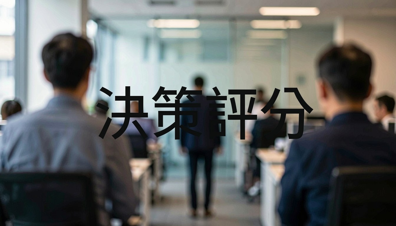 抽象化 AI 模型決策路由示意圖：數據流經多個節點，每個節點對應一個概率分數，無任何文字或商標